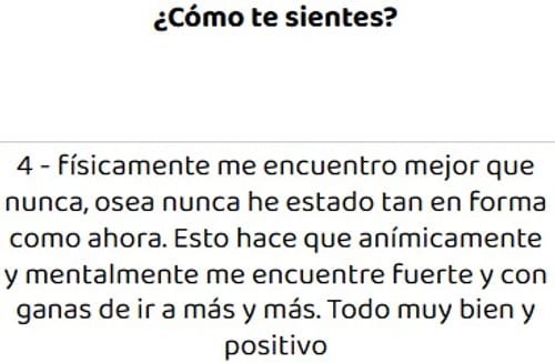 Mensaje de WhatsApp de una persona del equipo PRIME