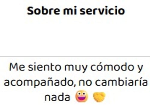 Feedback de WhatsApp de un atleta del equipo PRIME
